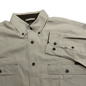 Magellan Men’s‎ Medium Tan Button Down Men’s Pocket Shirt